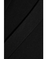 Женские черные шерстяные брюки-галифе со складками от Pallas