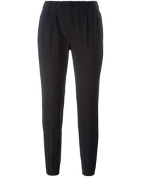 Женские черные шерстяные брюки-галифе от Brunello Cucinelli
