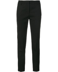 Женские черные шерстяные брюки-галифе от Dondup