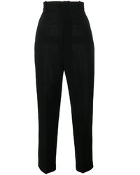 Женские черные шерстяные брюки-галифе от Jacquemus