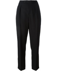 Женские черные шерстяные брюки-галифе от Maison Margiela