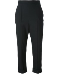 Женские черные шерстяные брюки-галифе от Neil Barrett