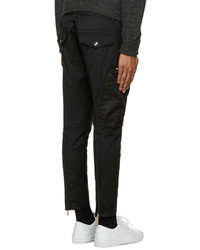 Черные шерстяные брюки карго от DSQUARED2
