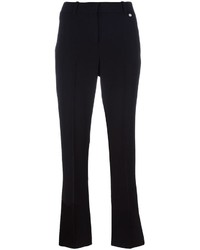 Черные шерстяные брюки-клеш от Givenchy
