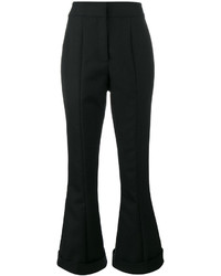 Черные шерстяные брюки-клеш от Jacquemus