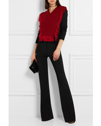 Черные шерстяные брюки-клеш от Altuzarra