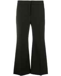 Черные шерстяные брюки-клеш от Valentino