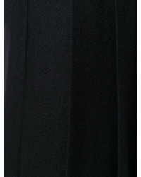 Черные шерстяные брюки-кюлоты со складками от Sacai