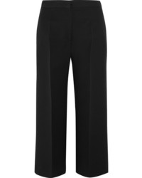 Черные шерстяные брюки-кюлоты от Fendi