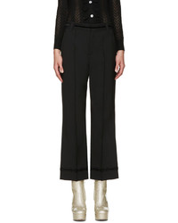 Черные шерстяные брюки-кюлоты от Marc Jacobs