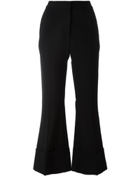 Черные шерстяные брюки-кюлоты от Stella McCartney
