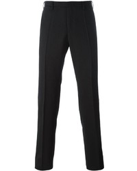 Черные шерстяные брюки чинос от Armani Collezioni