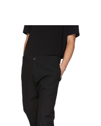 Черные шерстяные брюки чинос от Jan Jan Van Essche