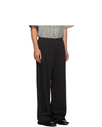 Черные шерстяные брюки чинос от Balenciaga