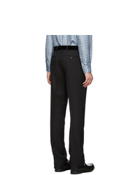 Черные шерстяные брюки чинос от Burberry