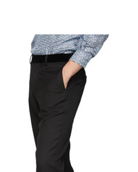 Черные шерстяные брюки чинос от Burberry