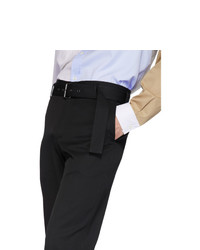 Черные шерстяные брюки чинос от JW Anderson