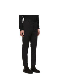 Черные шерстяные брюки чинос от Isabel Benenato