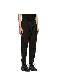 Черные шерстяные брюки чинос от Isabel Benenato