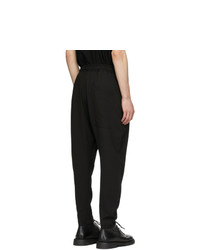 Черные шерстяные брюки чинос от Isabel Benenato