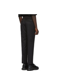 Черные шерстяные брюки чинос от Juun.J