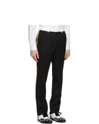 Черные шерстяные брюки чинос от Burberry