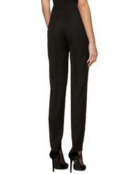 Женские черные шерстяные брюки от Pallas