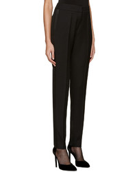 Женские черные шерстяные брюки от Pallas