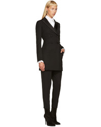 Женские черные шерстяные брюки от Alexander McQueen