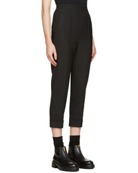 Женские черные шерстяные брюки от Neil Barrett