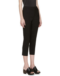 Женские черные шерстяные брюки от Chloé