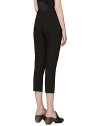 Женские черные шерстяные брюки от Chloé