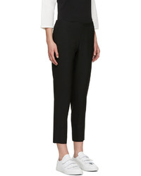 Женские черные шерстяные брюки от 6397