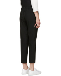 Женские черные шерстяные брюки от 6397