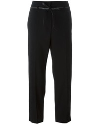 Женские черные шерстяные брюки от Brunello Cucinelli