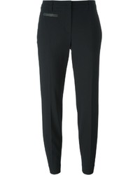 Женские черные шерстяные брюки от Brunello Cucinelli