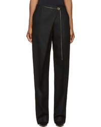 Женские черные шерстяные брюки от Calvin Klein Collection