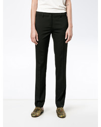 Женские черные шерстяные брюки от Etro