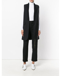 Женские черные шерстяные брюки от Haider Ackermann