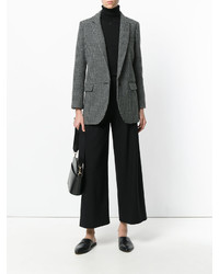 Женские черные шерстяные брюки от Stephan Schneider