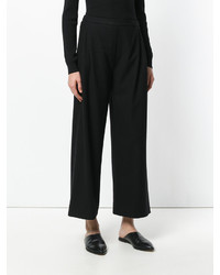 Женские черные шерстяные брюки от Stephan Schneider