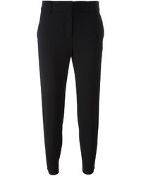 Женские черные шерстяные брюки от DKNY
