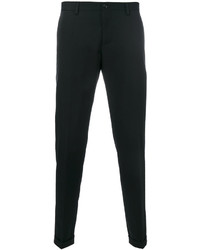 Мужские черные шерстяные брюки от Dolce & Gabbana