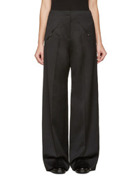 Женские черные шерстяные брюки от Esteban Cortazar