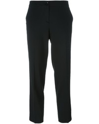 Женские черные шерстяные брюки от Etro