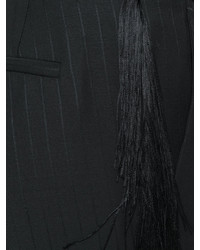 Женские черные шерстяные брюки от Marco De Vincenzo