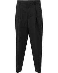 Мужские черные шерстяные брюки от Juun.J