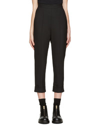 Женские черные шерстяные брюки от Neil Barrett