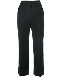 Женские черные шерстяные брюки от No.21