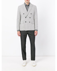 Мужские черные шерстяные брюки от Hardy Amies